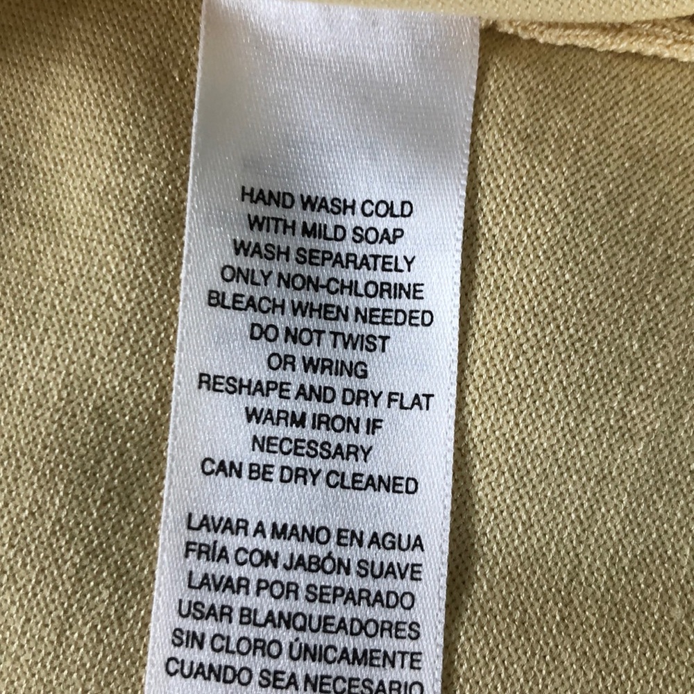 Jones New York yellow mock-neck layering top XL - Picture 5 of 5